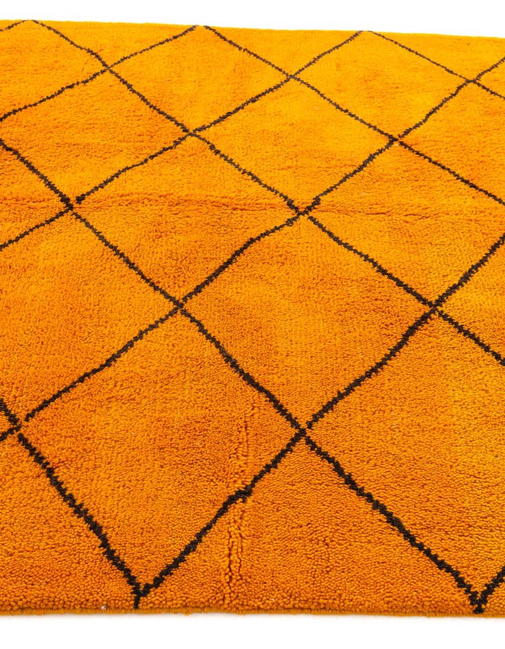 Detail image of  7' x 9' 7  Hand Knotted Moroccan Wool Rug