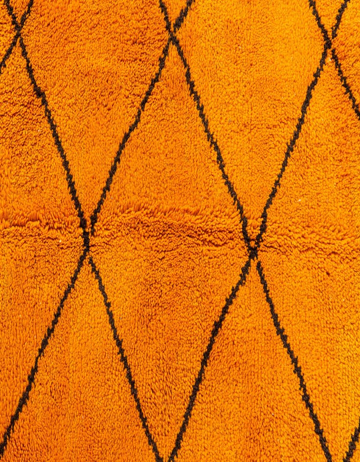 Detail image of  7' x 9' 7  Hand Knotted Moroccan Wool Rug