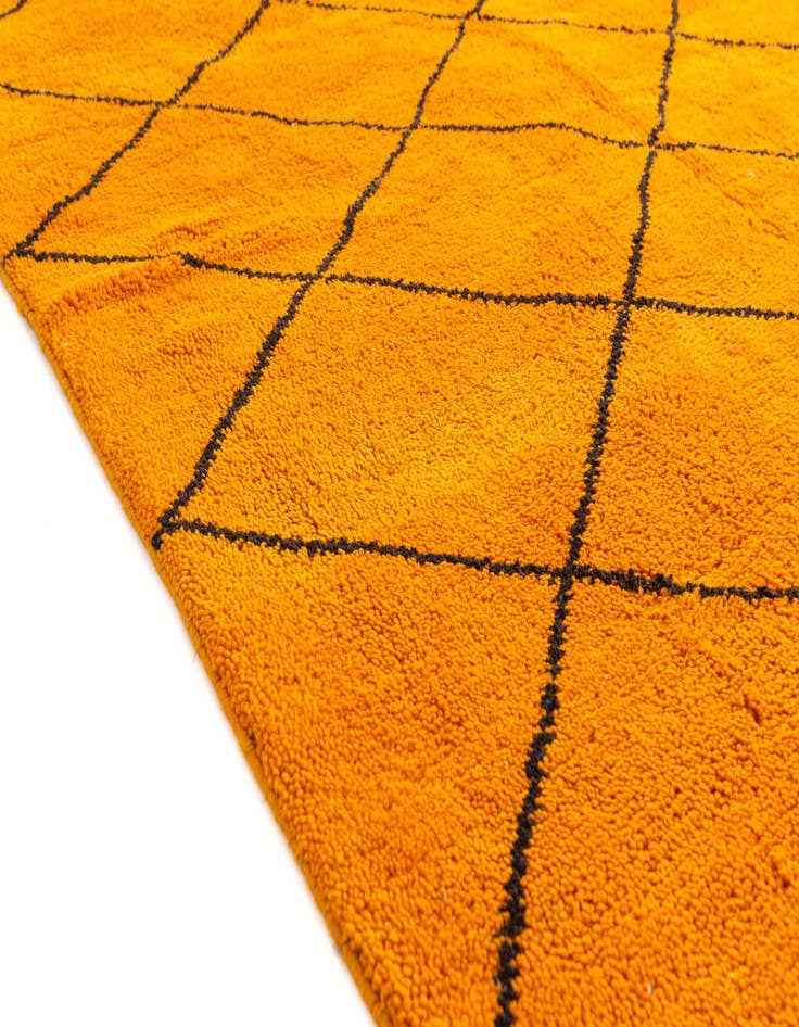 Detail image of  7' x 9' 7  Hand Knotted Moroccan Wool Rug