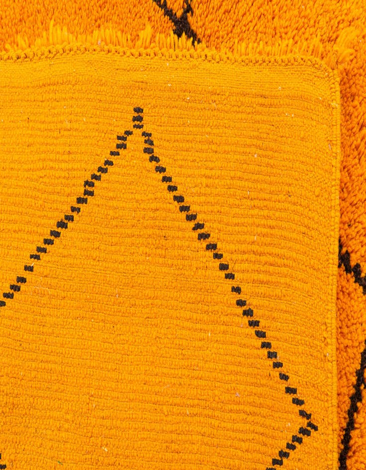 Detail image of  7' x 9' 7  Hand Knotted Moroccan Wool Rug