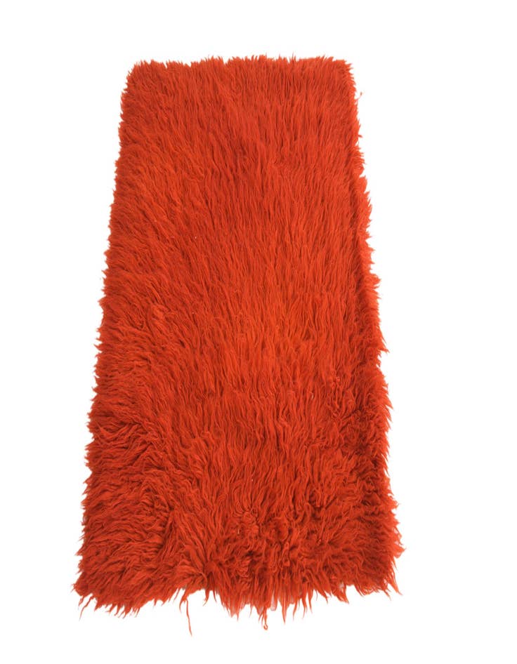 Detail image of  2' 4 x 3'  Hand Knotted Moroccan Wool Rug