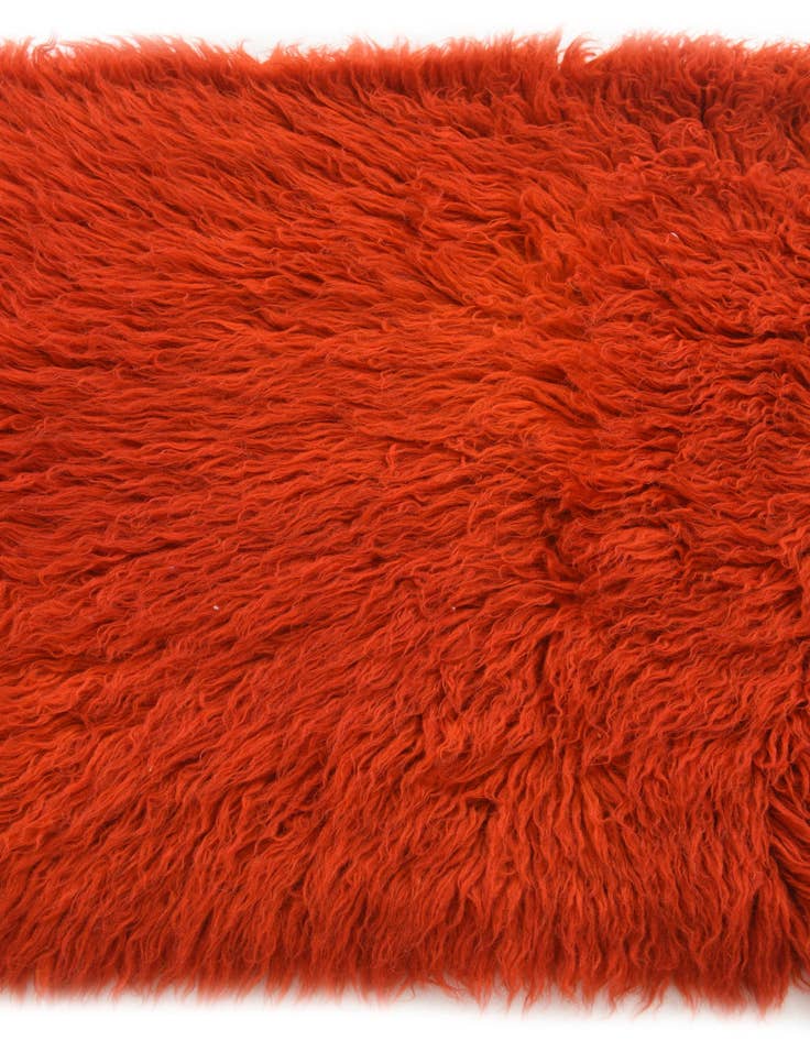 Detail image of  2' 4 x 3'  Hand Knotted Moroccan Wool Rug