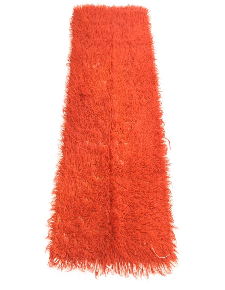 Detail image of  2' 1 x 4' 5  Hand Knotted Moroccan Wool Rug