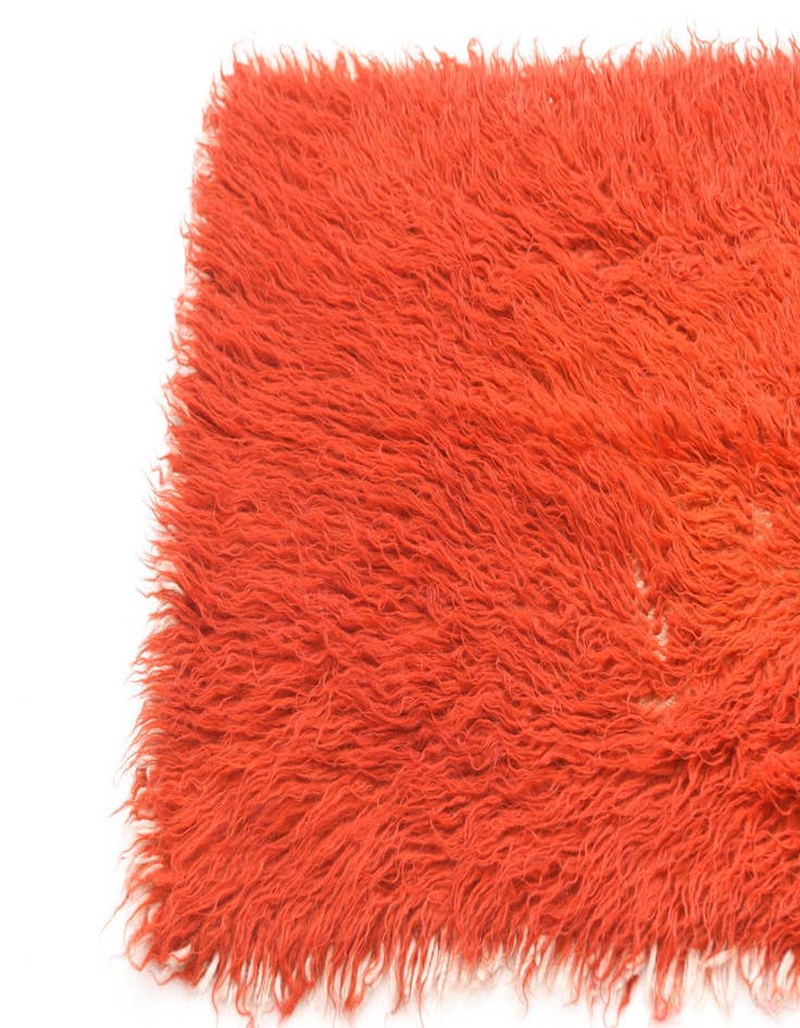 Detail image of  2' 1 x 4' 5  Hand Knotted Moroccan Wool Rug