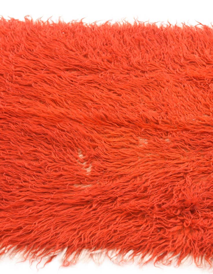 Detail image of  2' 1 x 4' 5  Hand Knotted Moroccan Wool Rug