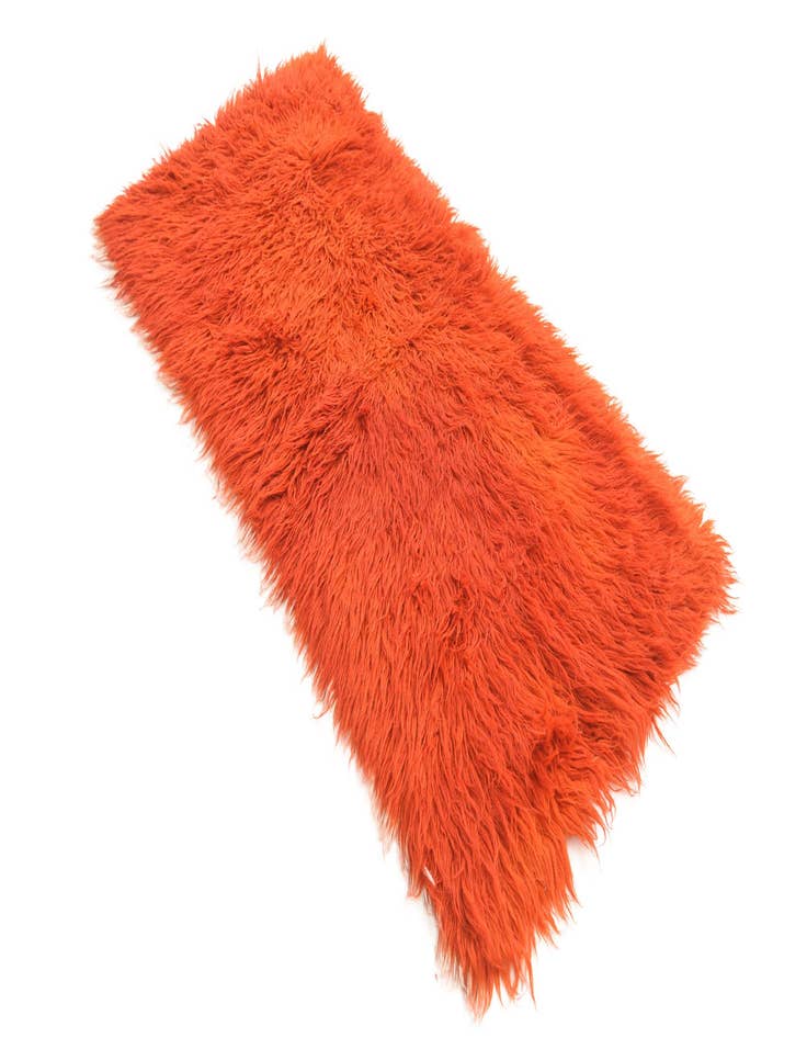 Detail image of  2' 5 x 5' 1  Hand Knotted Moroccan Wool Rug