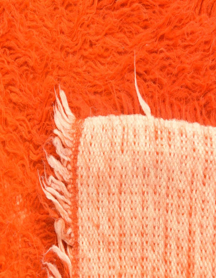 Detail image of  2' 9 x 4' 10  Hand Knotted Moroccan Wool Rug