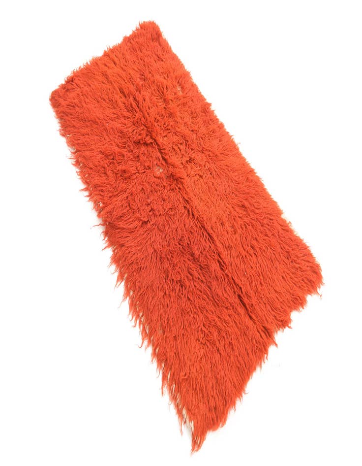 Detail image of  2' 4 x 4' 3  Hand Knotted Moroccan Wool Rug