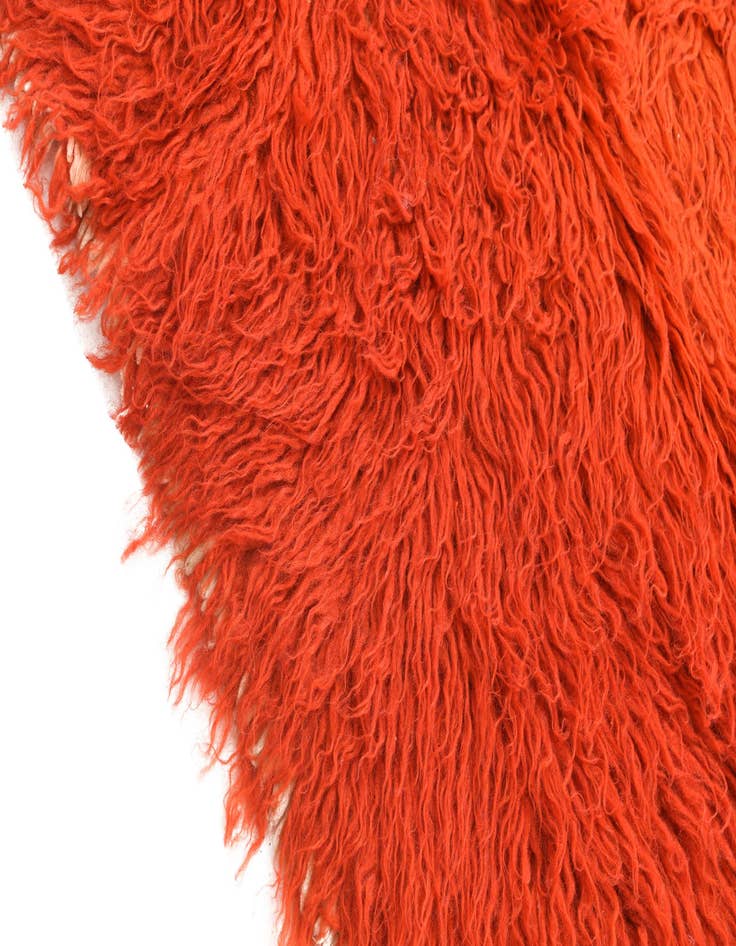 Detail image of  2' 4 x 4' 3  Hand Knotted Moroccan Wool Rug