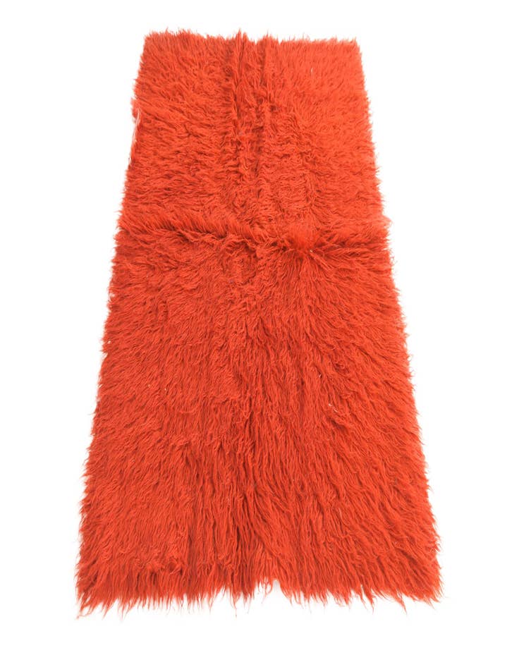 Detail image of  2' 6 x 3' 10  Hand Knotted Moroccan Wool Rug