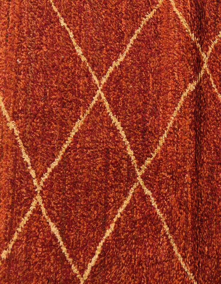 Detail image of  6' x 9' 5  Hand Knotted Moroccan Wool Rug