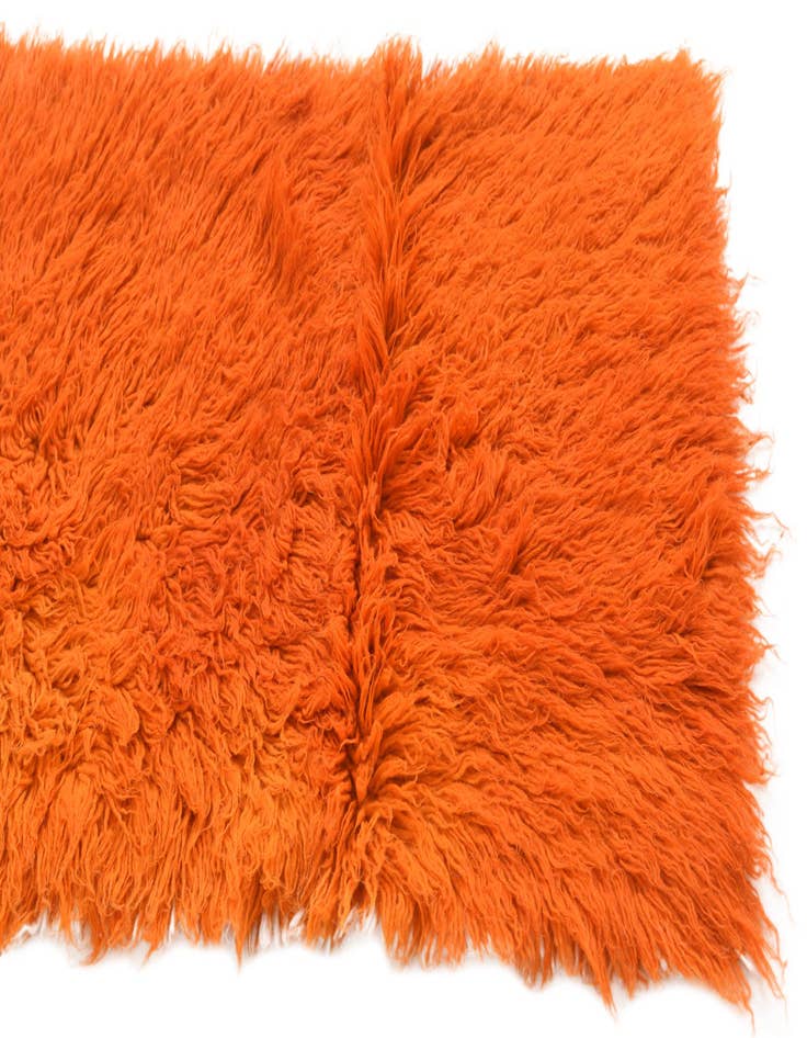 Detail image of  2' 4 x 4' 5  Hand Knotted Moroccan Wool Rug