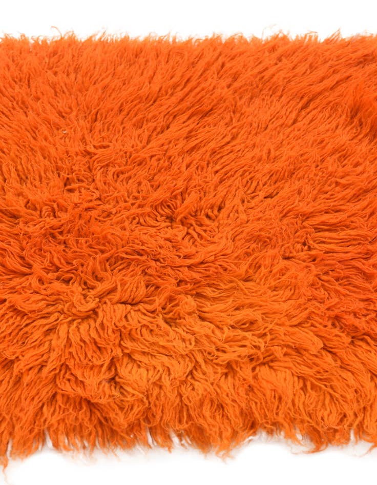 Detail image of  2' 4 x 4' 5  Hand Knotted Moroccan Wool Rug