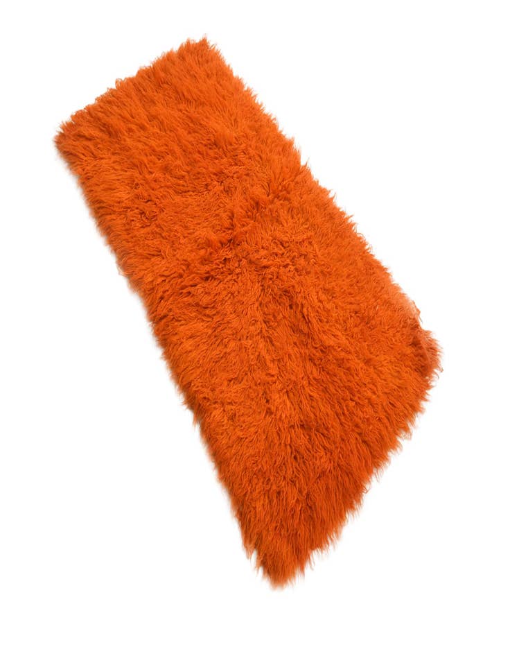 Detail image of  2' 4 x 4' 4  Hand Knotted Moroccan Wool Rug