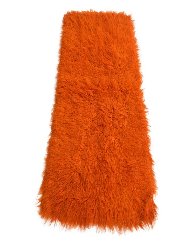 Detail image of  2' 4 x 4' 4  Hand Knotted Moroccan Wool Rug