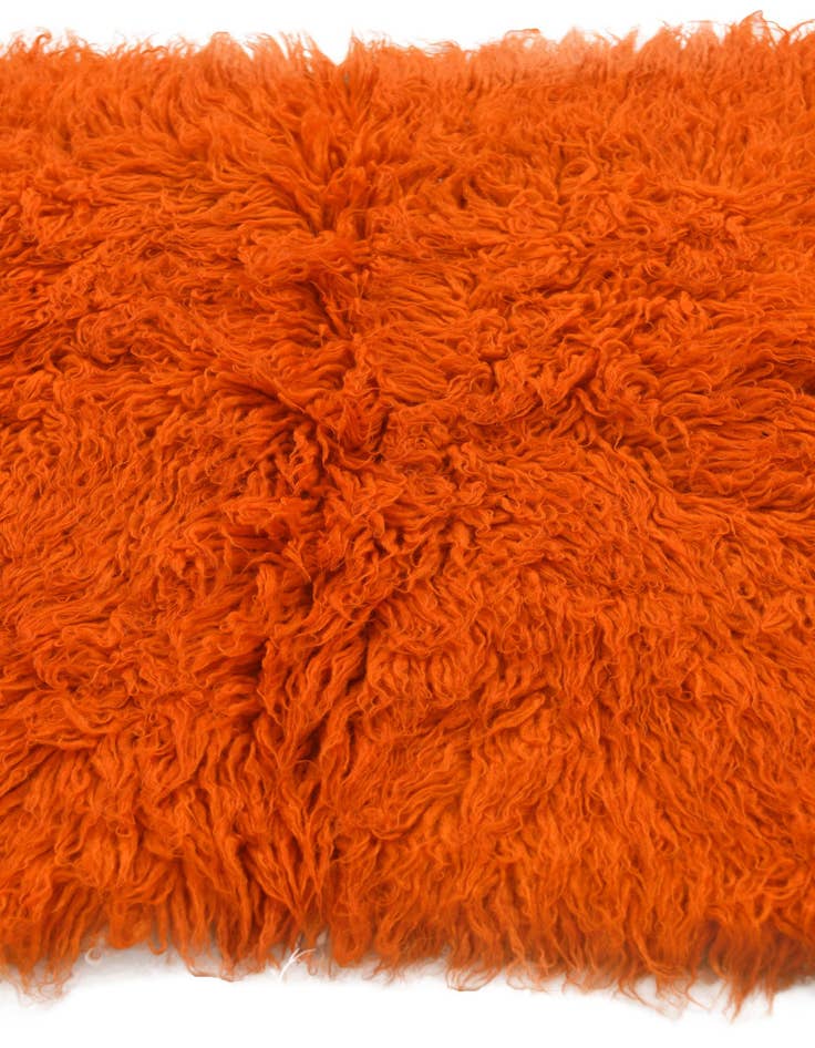 Detail image of  2' 4 x 4' 4  Hand Knotted Moroccan Wool Rug