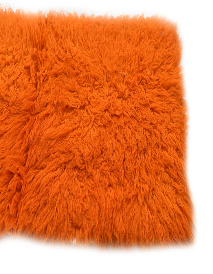 Detail image of  2' 2 x 4'  Hand Knotted Moroccan Wool Rug