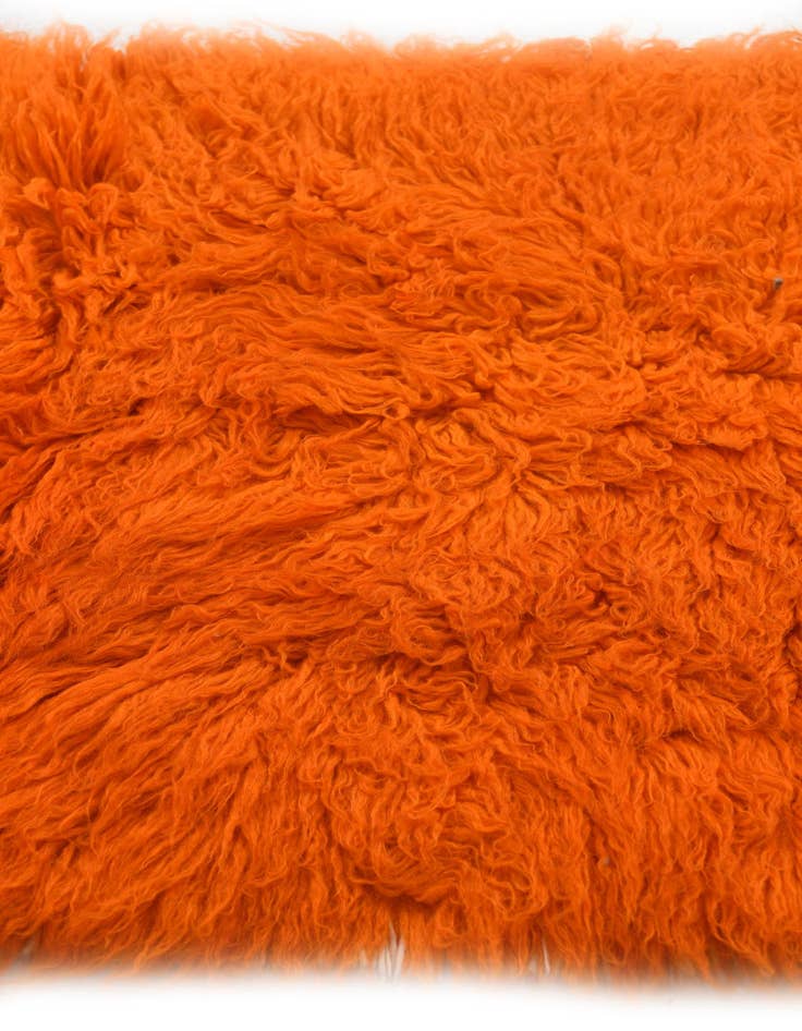 Detail image of  2' 2 x 4'  Hand Knotted Moroccan Wool Rug