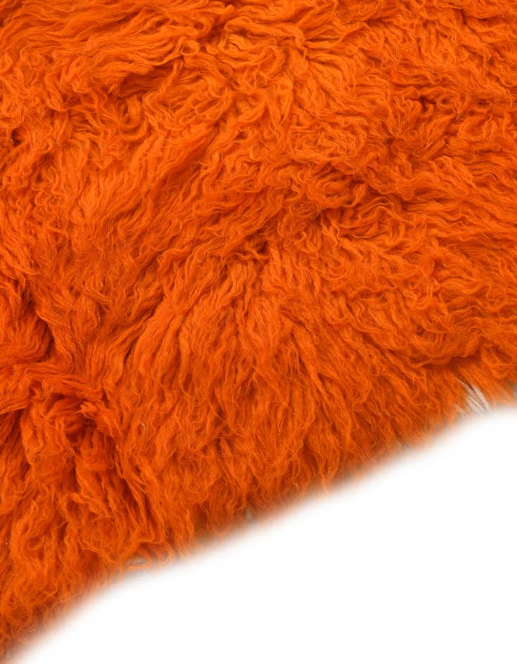 Detail image of  2' 2 x 4'  Hand Knotted Moroccan Wool Rug