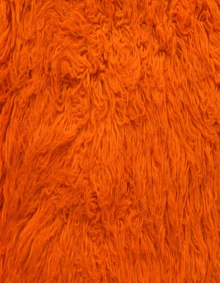 Detail image of  2' 2 x 4'  Hand Knotted Moroccan Wool Rug