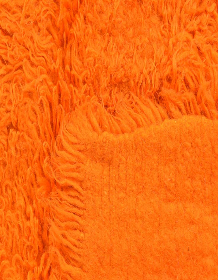 Detail image of  2' 4 x 3' 3  Hand Knotted Moroccan Wool Rug