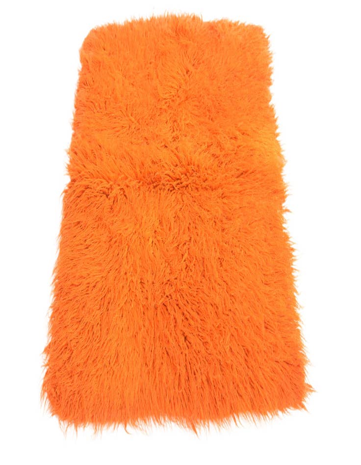 Detail image of  2' 1 x 3'  Hand Knotted Moroccan Wool Rug