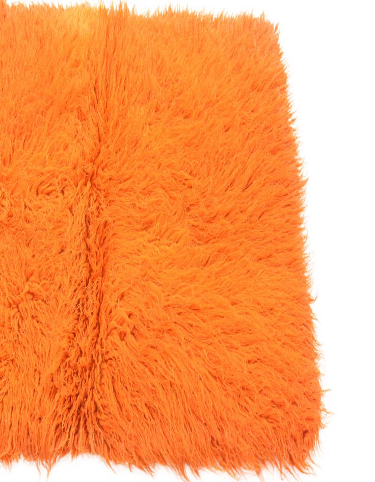 Detail image of  2' 1 x 3'  Hand Knotted Moroccan Wool Rug