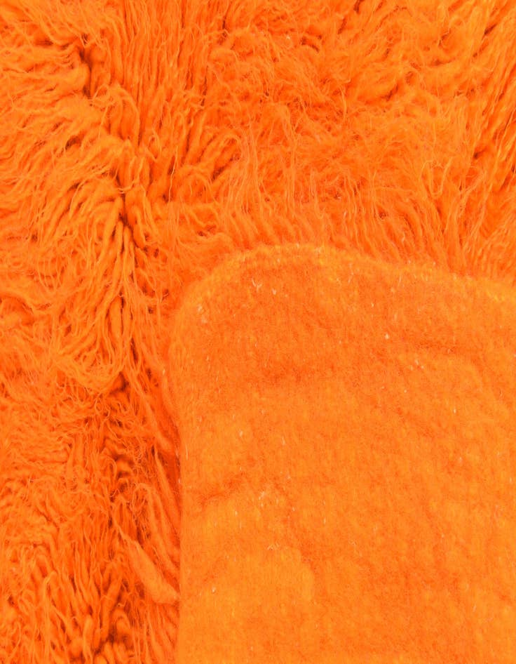 Detail image of  2' 1 x 3'  Hand Knotted Moroccan Wool Rug