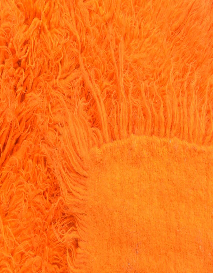 Detail image of  2' 5 x 4' 6  Hand Knotted Moroccan Wool Rug