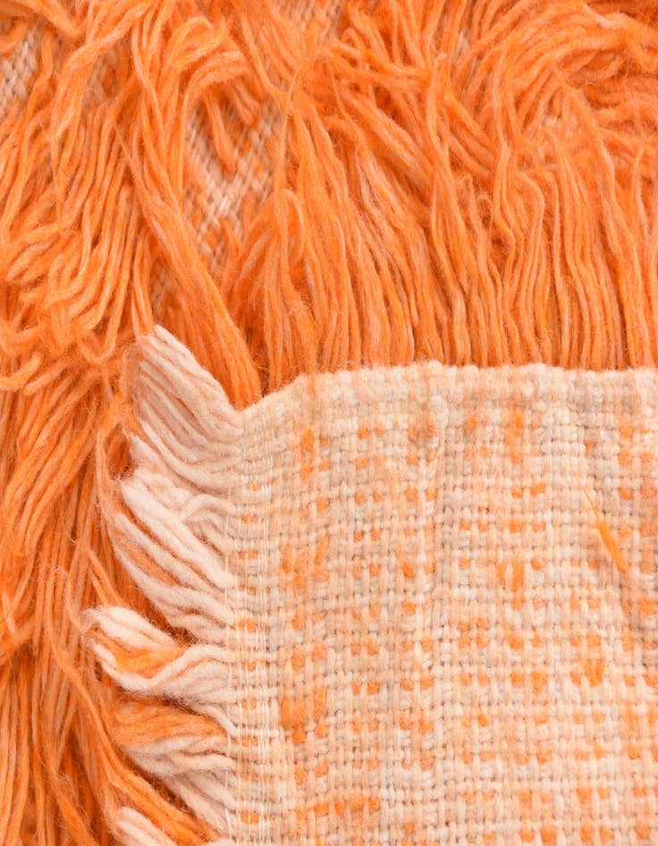 Detail image of  2' 5 x 4' 3  Hand Knotted Moroccan Wool Rug