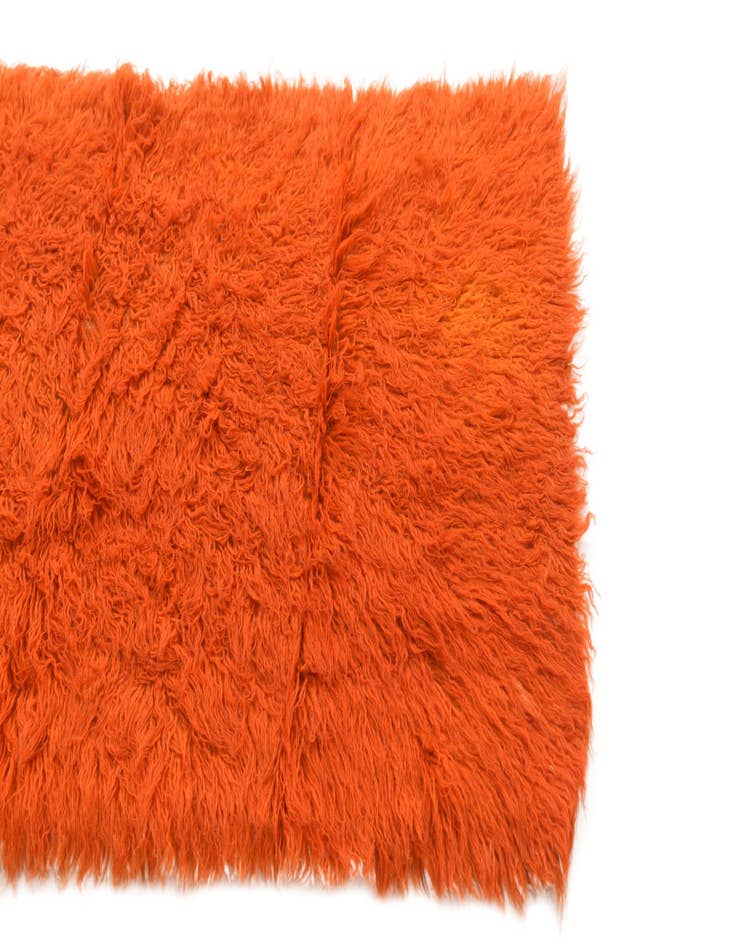 Detail image of  2' 6 x 4' 6  Hand Knotted Moroccan Wool Rug