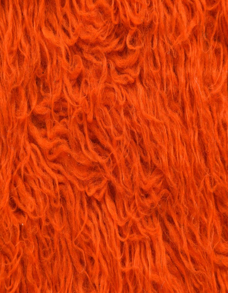 Detail image of  2' 6 x 4' 6  Hand Knotted Moroccan Wool Rug