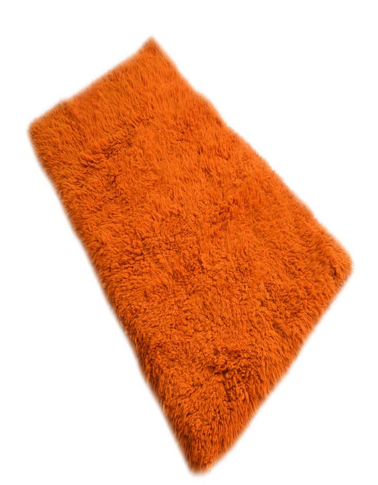 Detail image of  3' 6 x 6'  Hand Knotted Moroccan Wool Rug