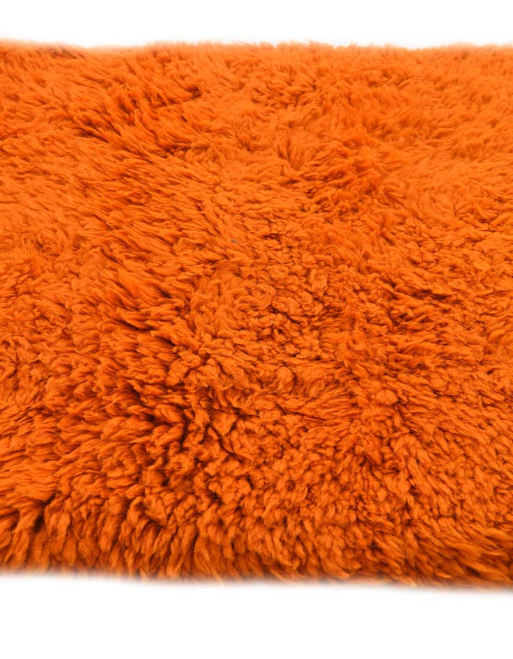 Detail image of  3' 6 x 6'  Hand Knotted Moroccan Wool Rug