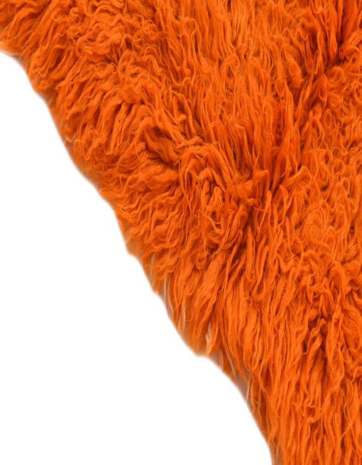 Detail image of  2' x 3' 8  Hand Knotted Moroccan Wool Rug