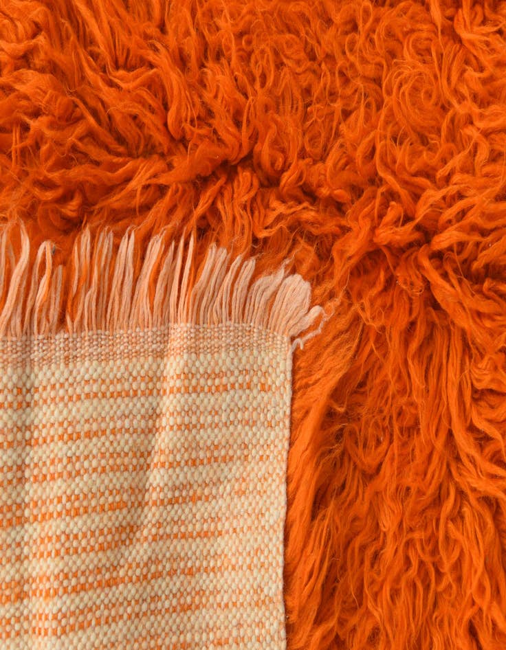 Detail image of  2' x 3' 8  Hand Knotted Moroccan Wool Rug