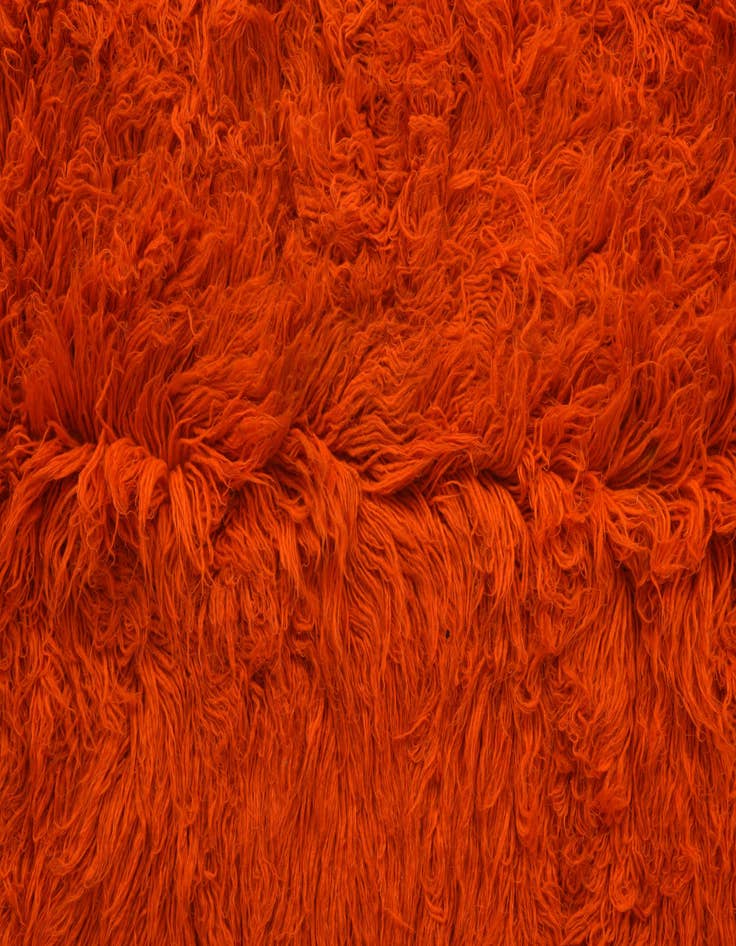 Detail image of  6' 2 x 7' 7  Hand Knotted Moroccan Wool Rug