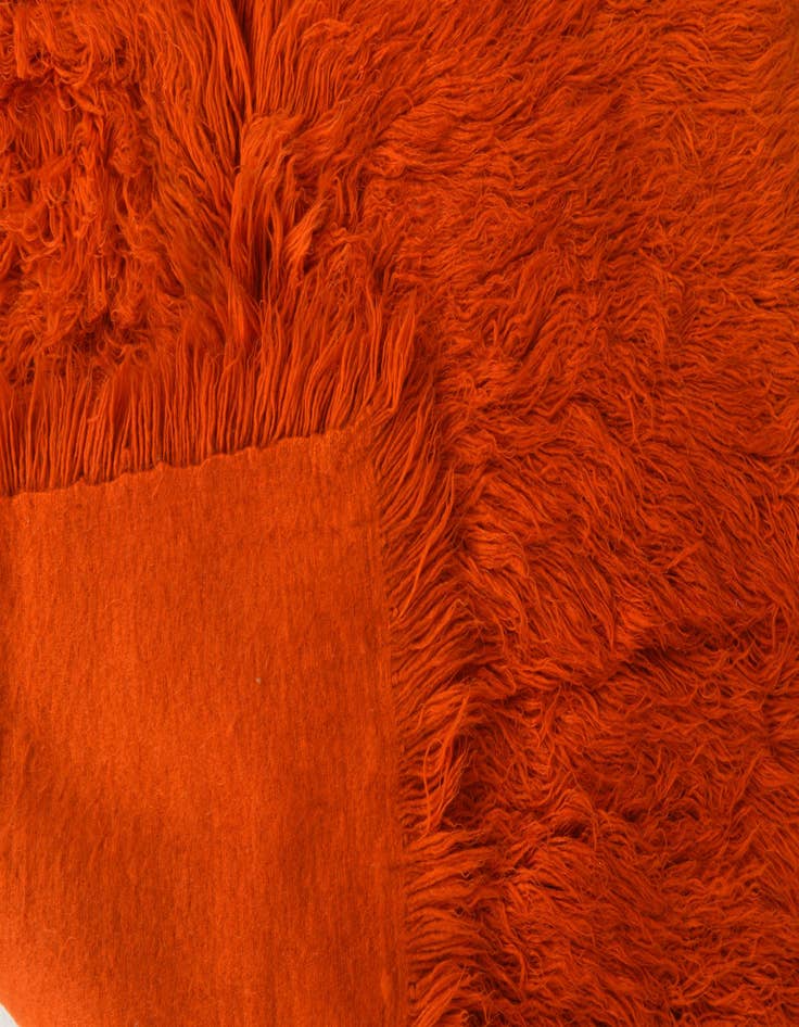 Detail image of  6' 2 x 7' 7  Hand Knotted Moroccan Wool Rug