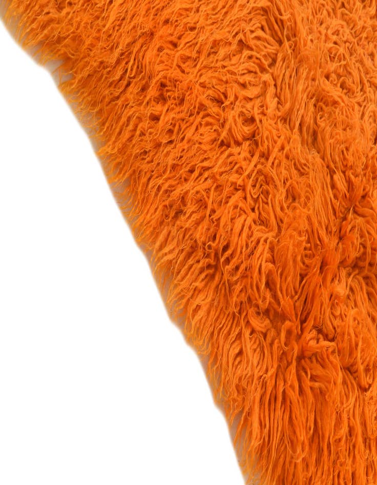 Detail image of  2' 8 x 4' 2  Hand Knotted Moroccan Wool Rug