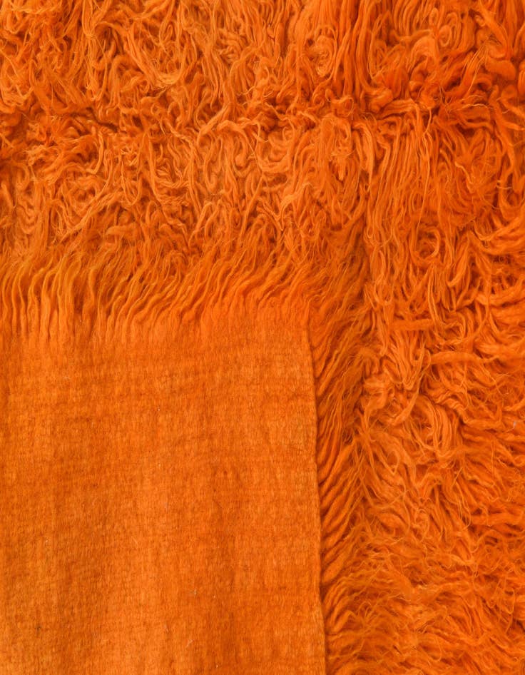 Detail image of  2' 8 x 4' 2  Hand Knotted Moroccan Wool Rug