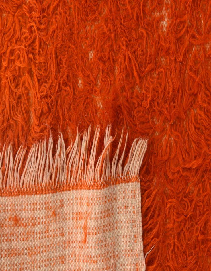 Detail image of  2' 5 x 4' 7  Hand Knotted Moroccan Wool Rug