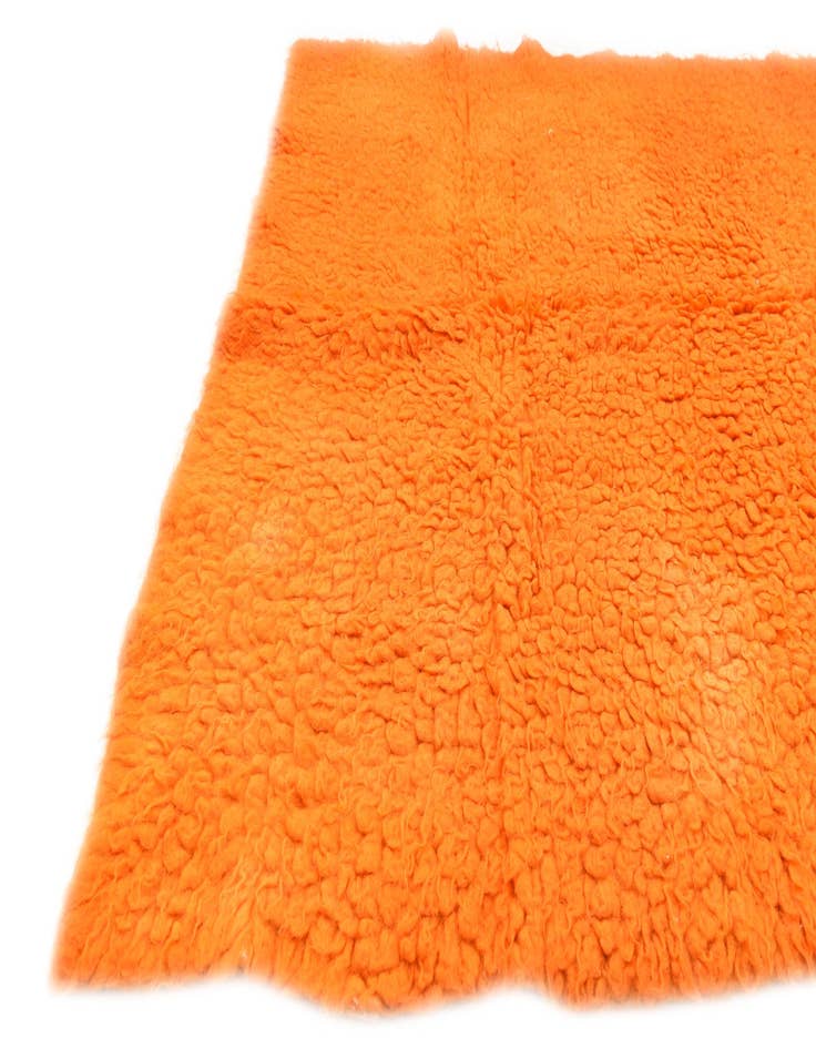 Detail image of  3' 10 x 5' 3  Hand Knotted Moroccan Wool Rug