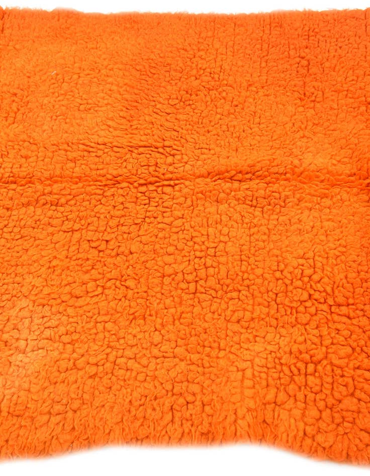 Detail image of  3' 10 x 5' 3  Hand Knotted Moroccan Wool Rug