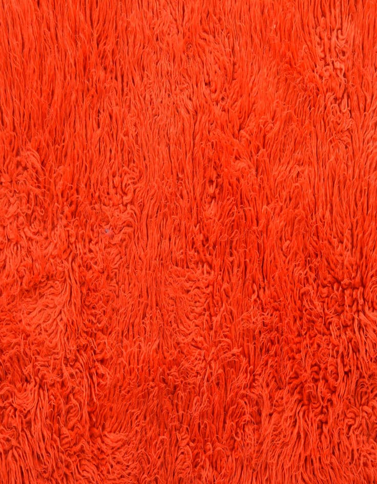 Detail image of  2' 8 x 4' 10  Hand Knotted Moroccan Wool Rug