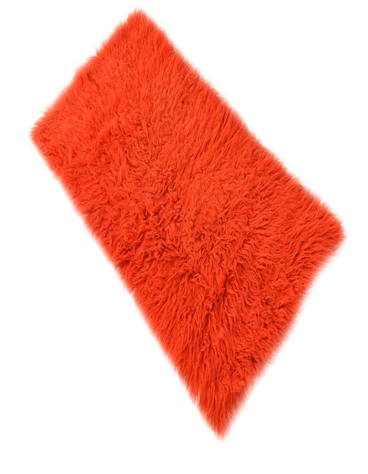 Detail image of  1' 11 x 3' 6  Hand Knotted Moroccan Wool Rug