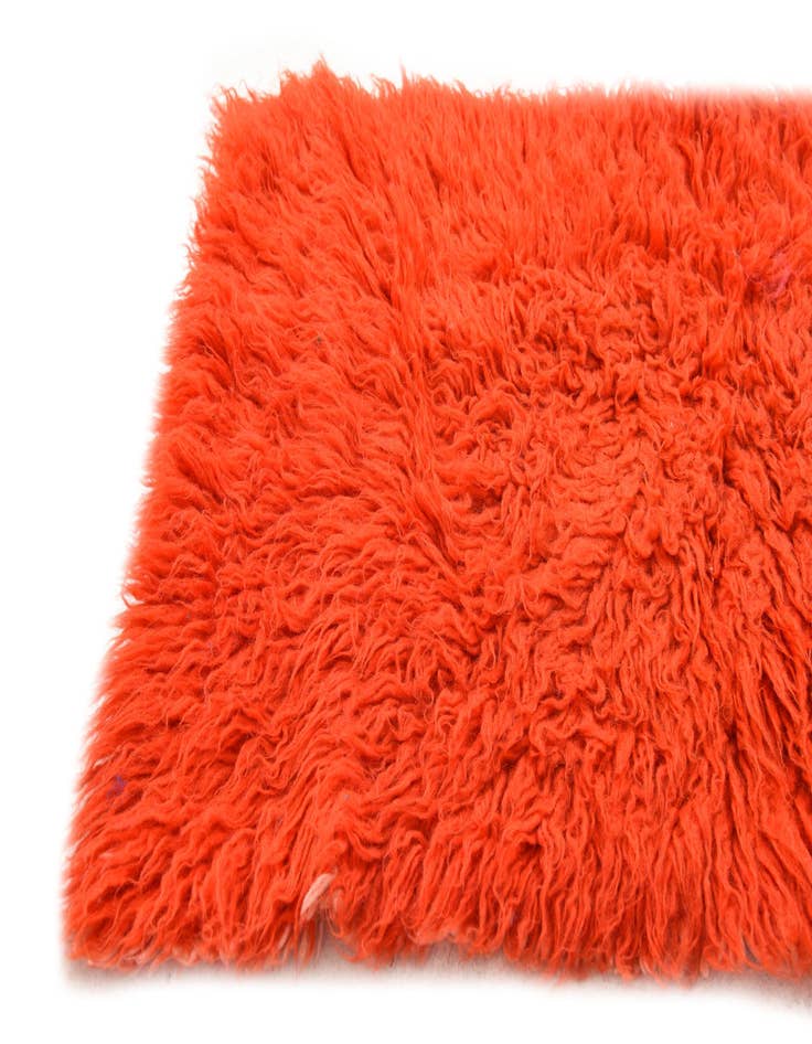 Detail image of  1' 11 x 3' 6  Hand Knotted Moroccan Wool Rug