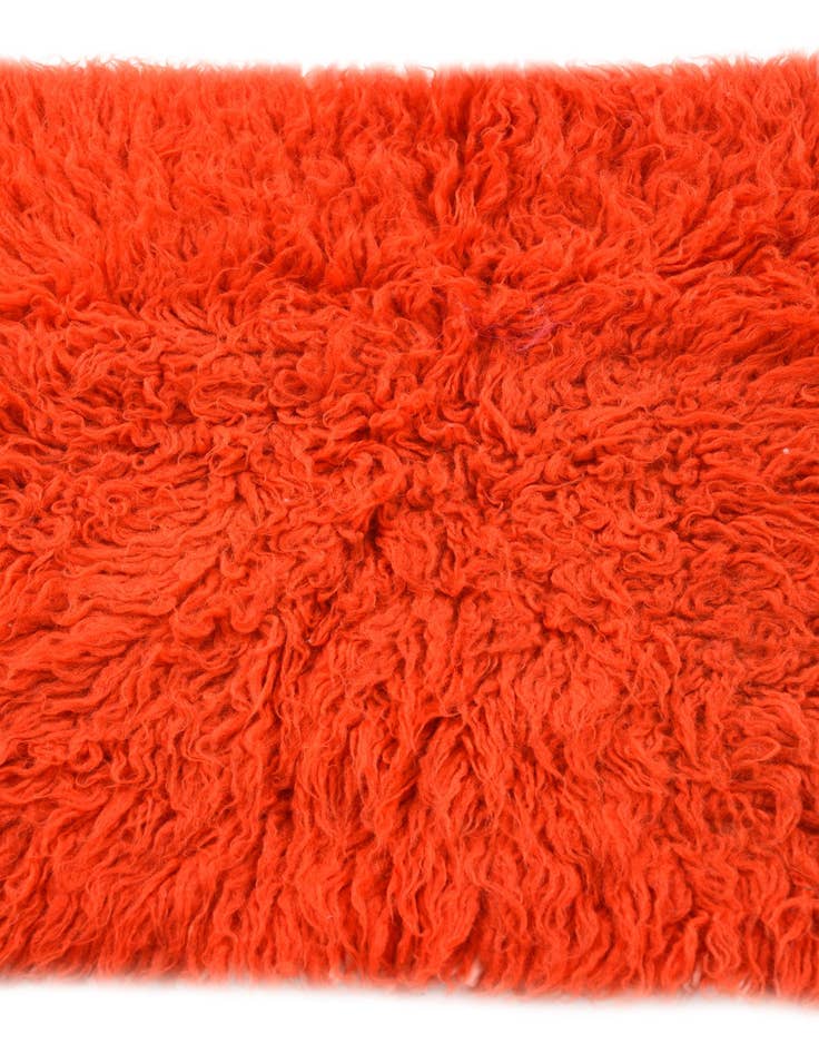 Detail image of  1' 11 x 3' 6  Hand Knotted Moroccan Wool Rug