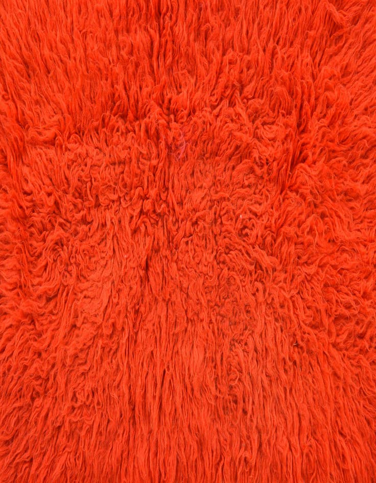 Detail image of  1' 11 x 3' 6  Hand Knotted Moroccan Wool Rug