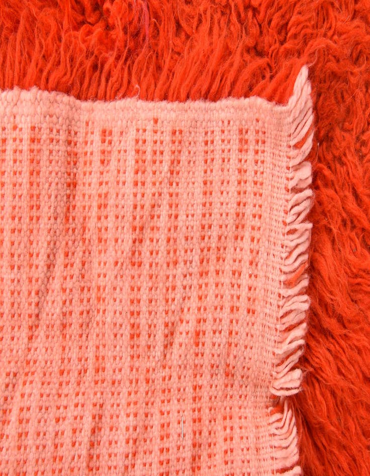 Detail image of  1' 11 x 3' 6  Hand Knotted Moroccan Wool Rug