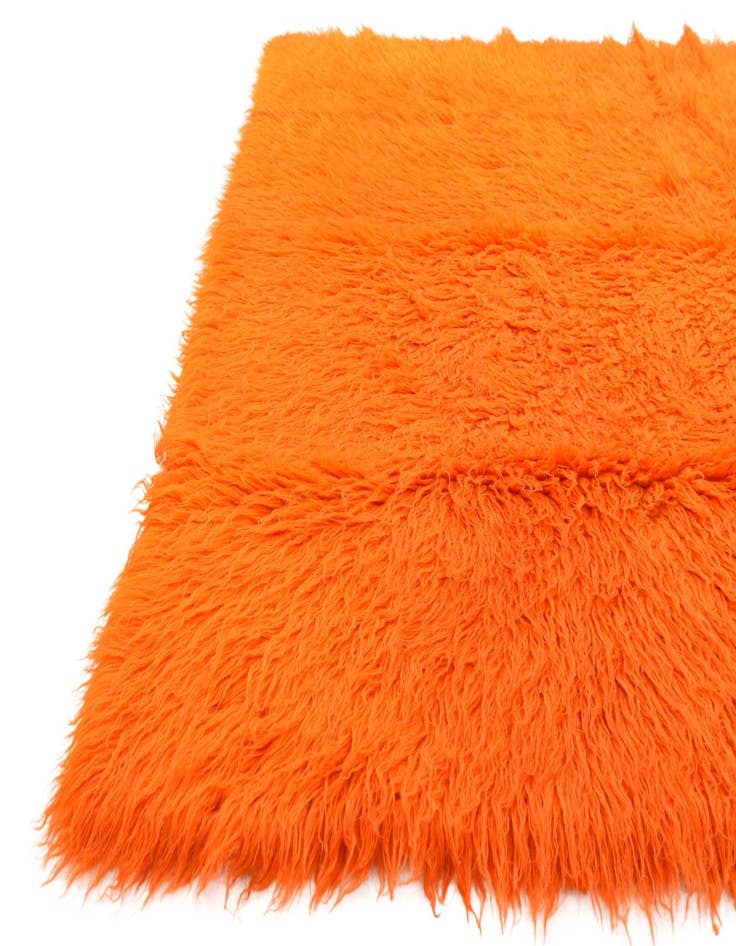 Detail image of  5' 1 x 6' 7  Hand Knotted Moroccan Wool Rug